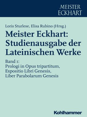 cover image of Meister Eckhart